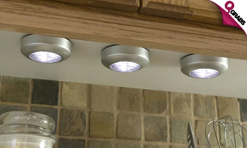 Stick-n-Click LED Puck Lights!
